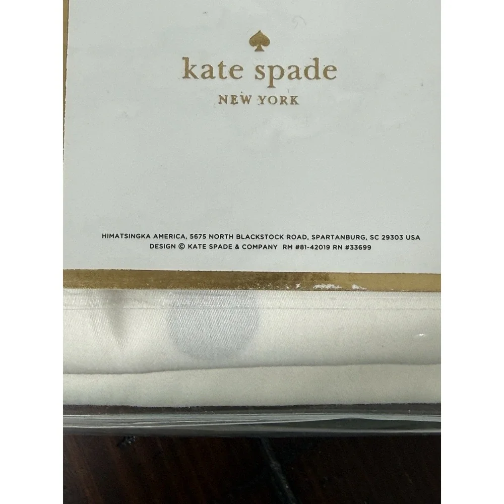 Kate Spade King Pillowcases Mini Deco Dot Sheeting‎ Black Polka Dots Luxury Soft